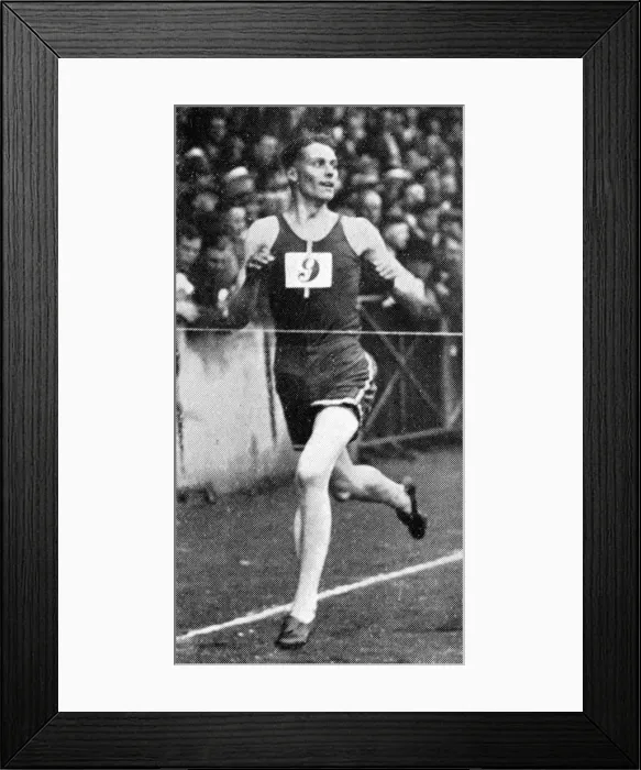 Framed Print : Lt. G. L Ramplings victory at the 1931 A. A. A Championships