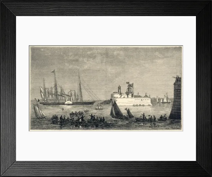 Framed Print : The Royal visit to Dublin, 1871