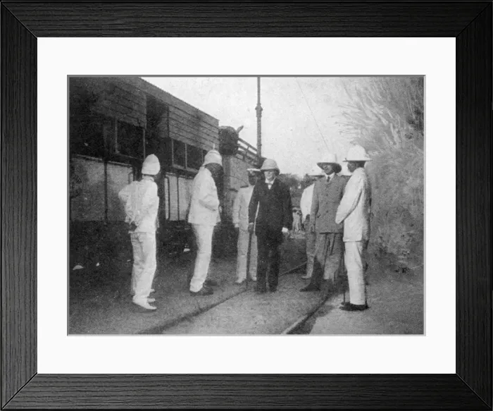 Framed Print : Winston Churchill in Mombasa Framed Print : Winston Churchill in Mombasa