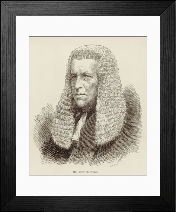 Framed Print : Mr. Justice Field Framed Print : Mr. Justice Field