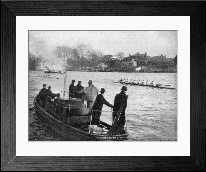 Framed Print : Oxford V Cambridge 1895