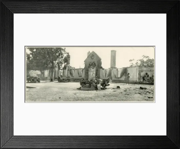Framed Print : Nicosia, Government House ruins Framed Print : Nicosia, Government House ruins