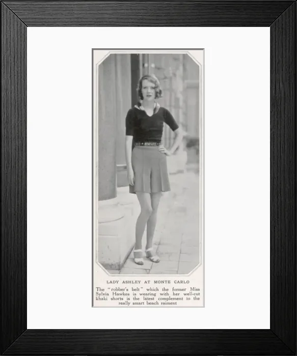 Framed Print : Lady Ashley at Monte Carlo Framed Print : Lady Ashley at Monte Carlo