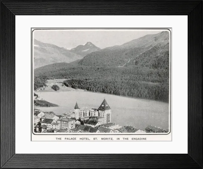 Framed Print : The Palace Hotel, St. Moritz Framed Print : The Palace Hotel, St. Moritz