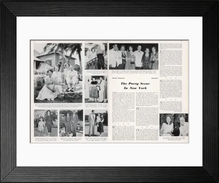 Framed Print : The aristocracy in Nassau Framed Print : The aristocracy in Nassau