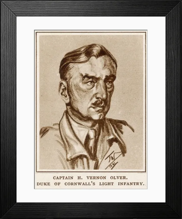 Framed Print : Captain H. Vernon Olver Framed Print : Captain H. Vernon Olver