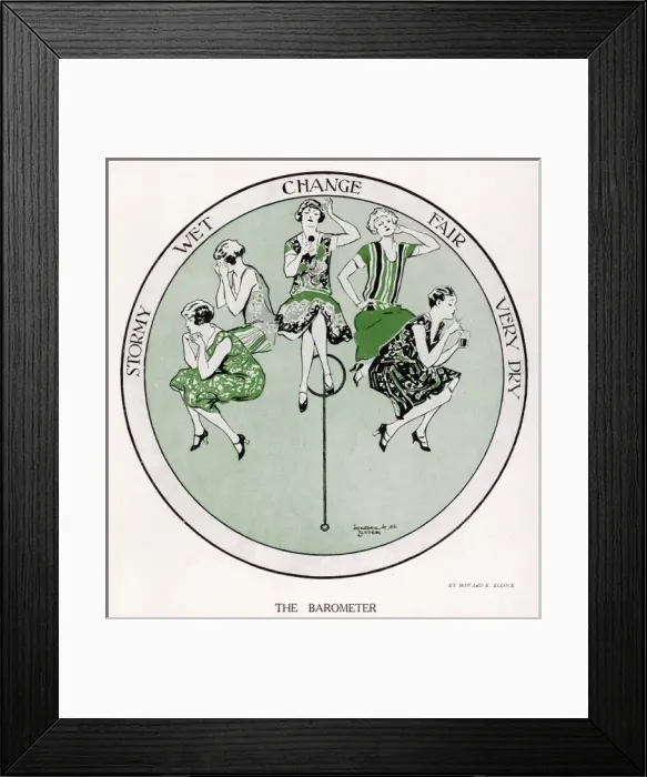 Framed Print : The Barometer Framed Print : The Barometer