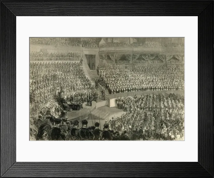Framed Print : Freemasons at the Royal Albert Hall