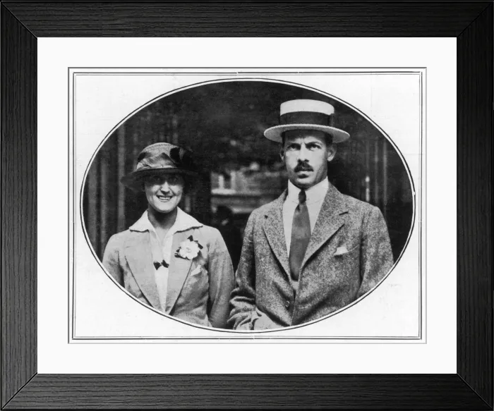 Framed Print : King Alexander I of Greece and his wife Framed Print : King Alexander I of Greece and his wife