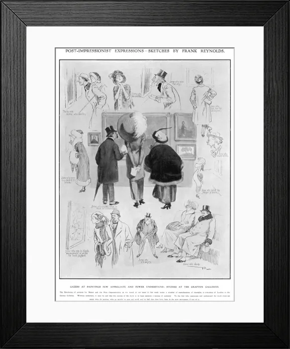 Framed Print : Post-Impressionist Expressions