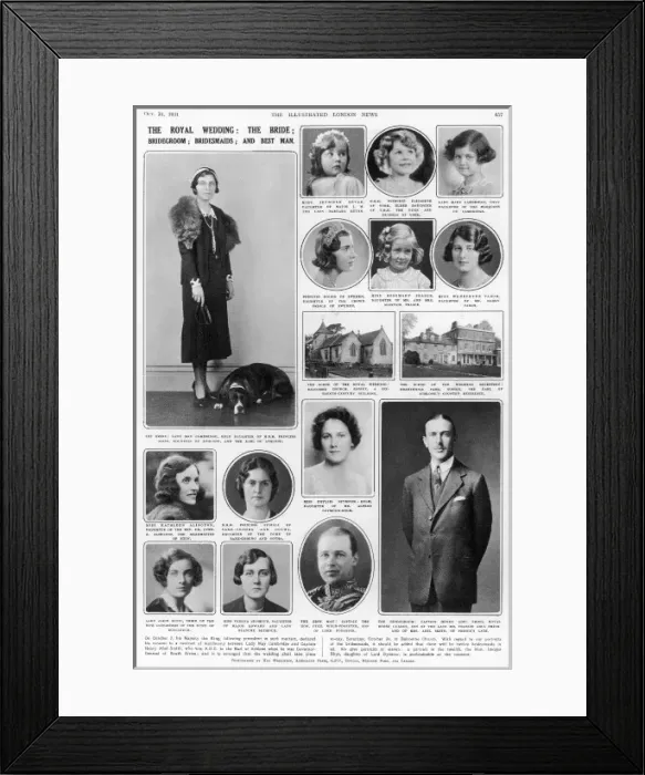 Framed Print : Royal wedding at Balcombe, Sussex