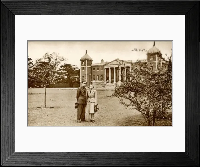 Framed Print : Lord and Lady Jersey at Osterley Park House Framed Print : Lord and Lady Jersey at Osterley Park House