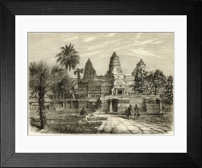 Framed Print : The Temple of Ongou Wat Framed Print : The Temple of Ongou Wat