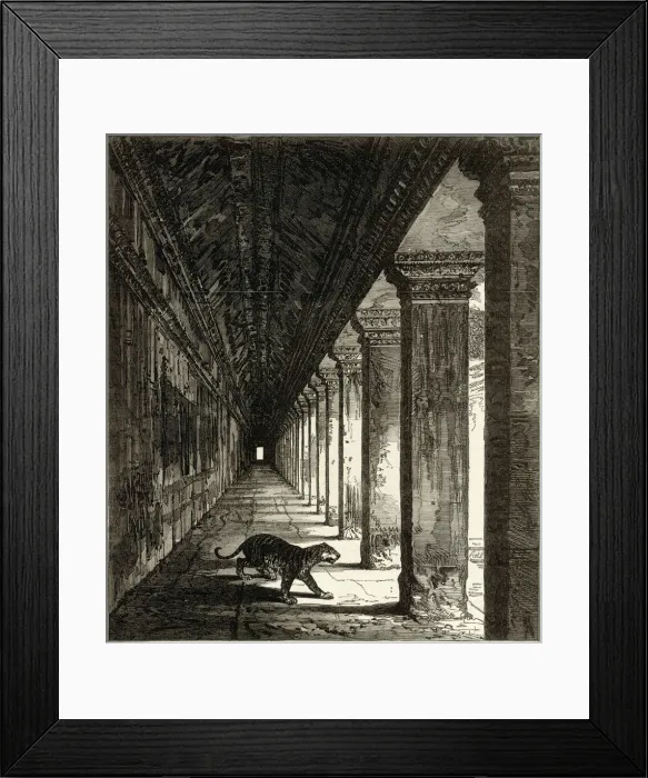 Framed Print : The Temple of Ongou Wat