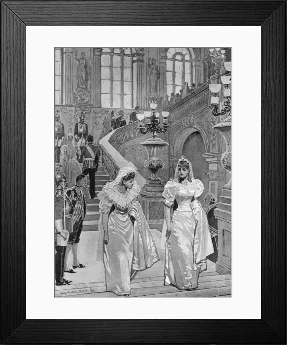 Framed Print : The Imperial wedding at St. Petersburg Framed Print : The Imperial wedding at St. Petersburg