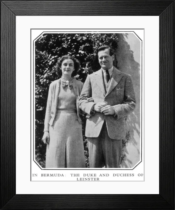 Framed Print : The Duke and Duchess of Leinster Framed Print : The Duke and Duchess of Leinster