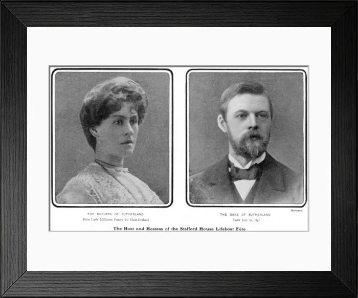 Framed Print : Duchess and Duke of Sutherland