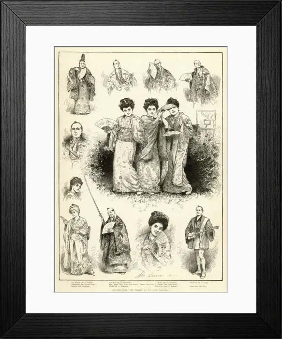 Framed Print : The Mikado at the Savoy Framed Print : The Mikado at the Savoy