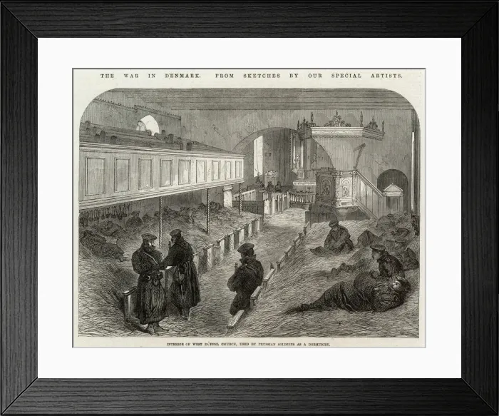 Framed Print : The war in Denmark Framed Print : The war in Denmark