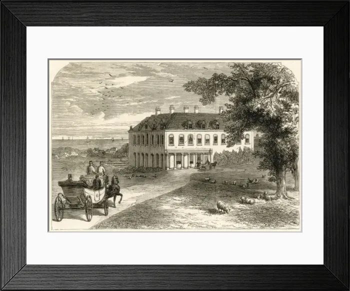 Framed Print : Brook House, Isle of Wight