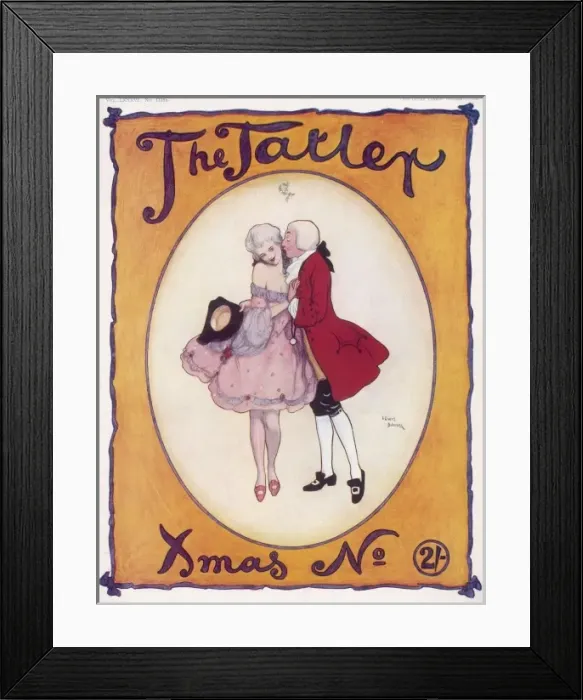Framed Print : The Tatler Xmas No 1922 Front Cover