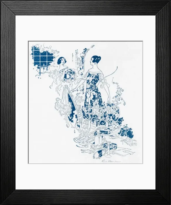 Framed Print : Boudoir Beauty by Charles Robinson