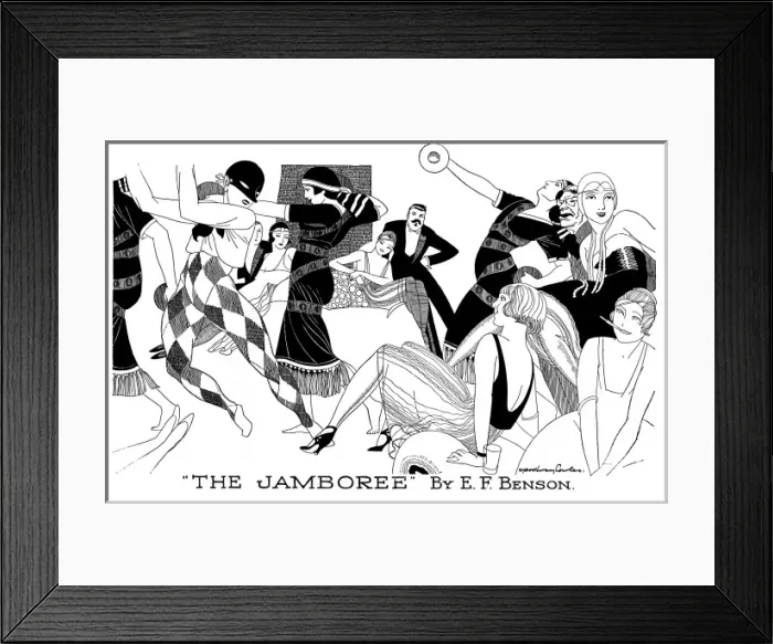 Framed Print : 1920S Fancy Dress Party Framed Print : 1920S Fancy Dress Party