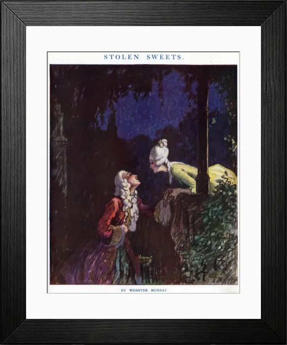 Framed Print : Stolen Sweets by Webster Murray Framed Print : Stolen Sweets by Webster Murray