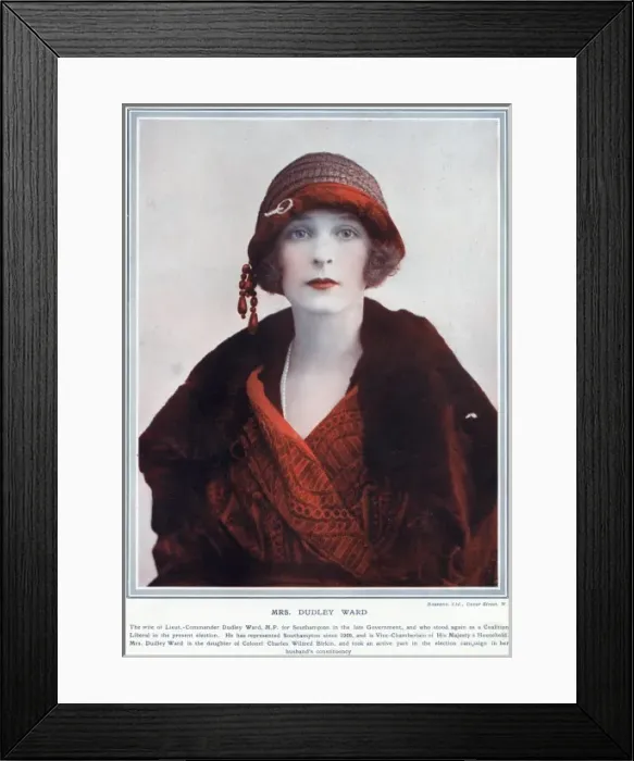 Framed Print : Freda Dudley Ward Framed Print : Freda Dudley Ward