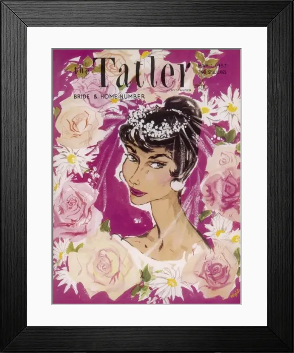 Framed Print : The Tatler Bride & home Number, 1 May 1957 Framed Print : The Tatler Bride & home Number, 1 May 1957
