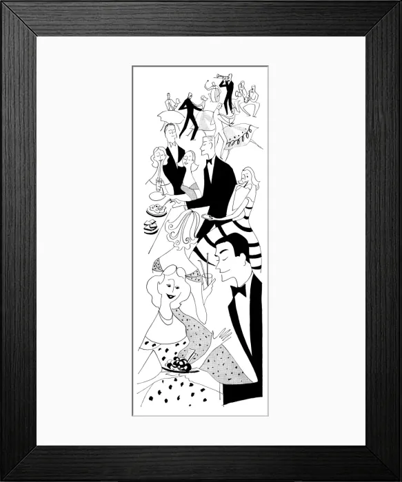 Framed Print : 1950S PARTY Framed Print : 1950S PARTY