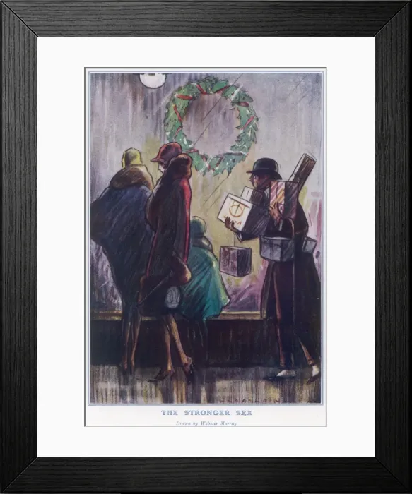Framed Print : The Stronger Sex by Webster Murray Framed Print : The Stronger Sex by Webster Murray