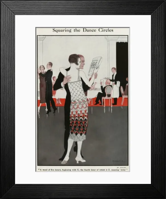 Framed Print : Squaring the Dance Circles by Reginald Higgins Framed Print : Squaring the Dance Circles by Reginald Higgins