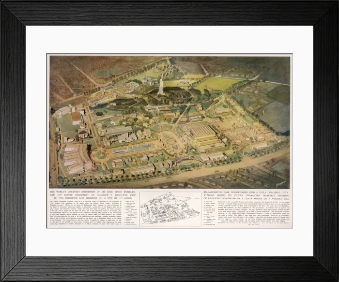 Framed Print : Empire Exhibition at Glasgow Framed Print : Empire Exhibition at Glasgow