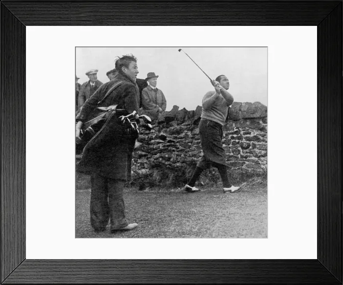 Framed Print : Walter Hagen at Muirfield 1929