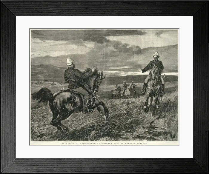 Framed Print : The relief at Ekowe Framed Print : The relief at Ekowe