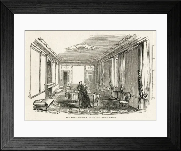Framed Print : Wolverton Station royal reception Framed Print : Wolverton Station royal reception