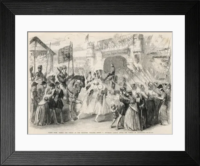 Framed Print : Scene from Henry the Fifth