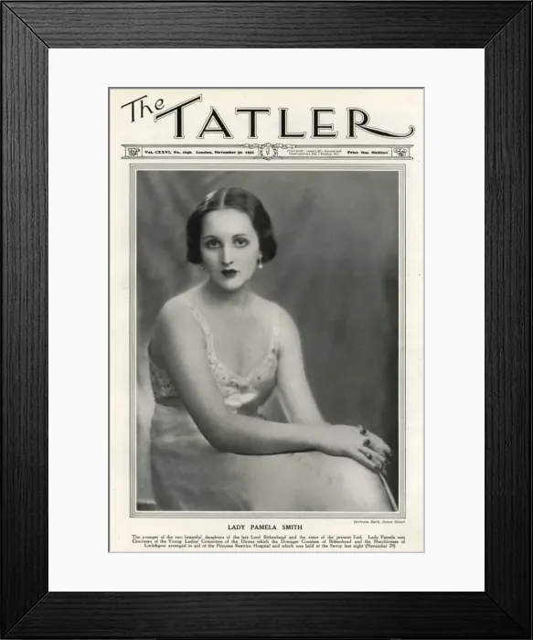 Framed Print : Lady Pamela Smith Framed Print : Lady Pamela Smith