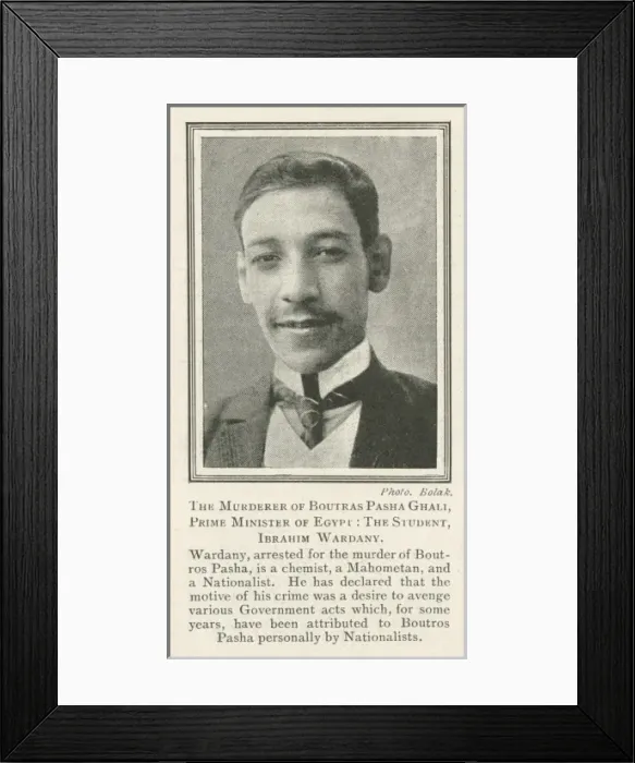 Framed Print : Assassin of Boutros Ghali Framed Print : Assassin of Boutros Ghali