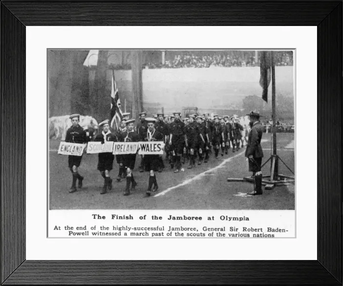 Framed Print : Scout Jamboree 1920 Framed Print : Scout Jamboree 1920