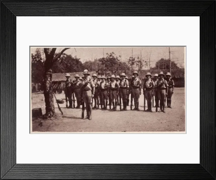 Framed Print : Nyasaland Volunteer Reserve, 1915 Framed Print : Nyasaland Volunteer Reserve, 1915