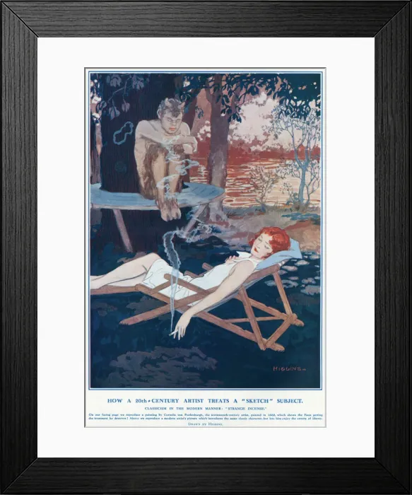Framed Print : Strange Incense by Reginald Higgins Framed Print : Strange Incense by Reginald Higgins