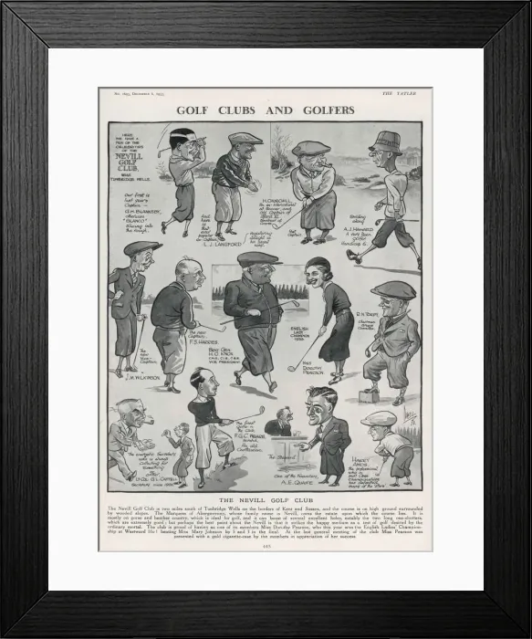 Framed Print : Members of the Nevill Golf Club Framed Print : Members of the Nevill Golf Club