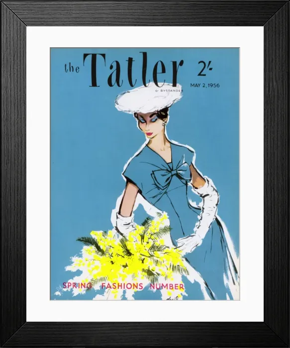 Framed Print : The Tatler front cover 1956 Framed Print : The Tatler front cover 1956