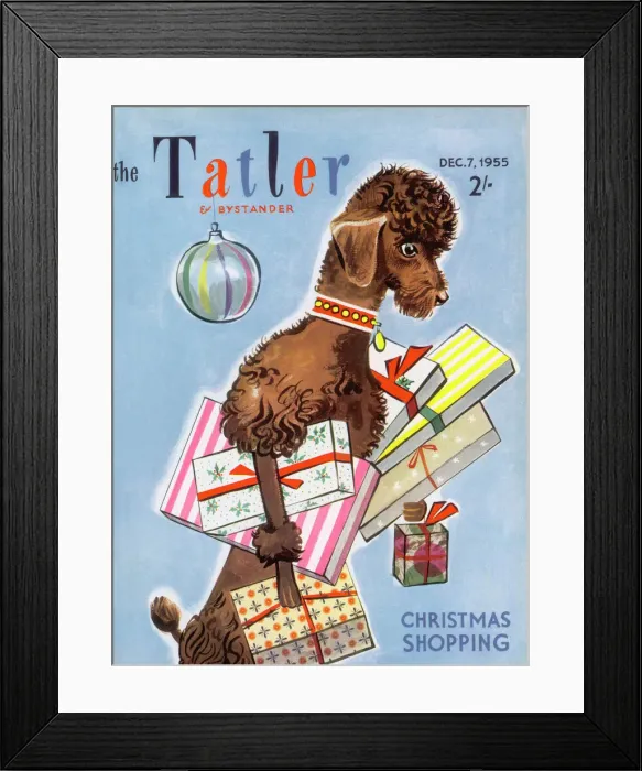 Framed Print : The Tatler front cover Christmas Number 1955