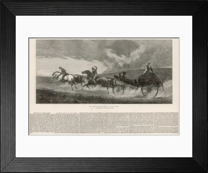 Framed Print : The road to Gretna-Green Framed Print : The road to Gretna-Green