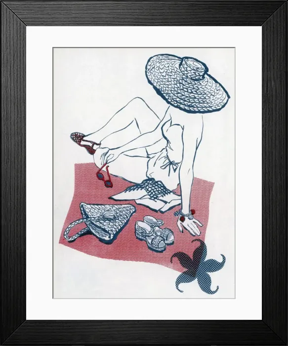 Framed Print : Accessories for Sunshine, 1954
