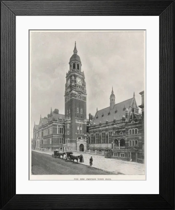 Framed Print : Croydon Town Hall Framed Print : Croydon Town Hall