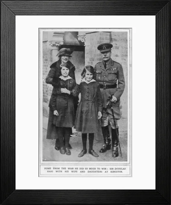 Framed Print : Haigs homecoming from the Western Front Framed Print : Haigs homecoming from the Western Front
